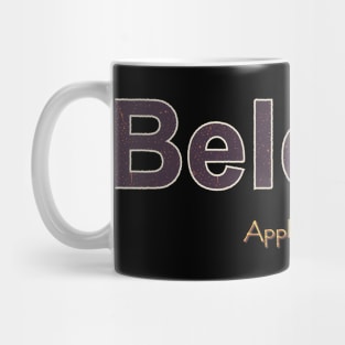 Belding Grunge Text Mug